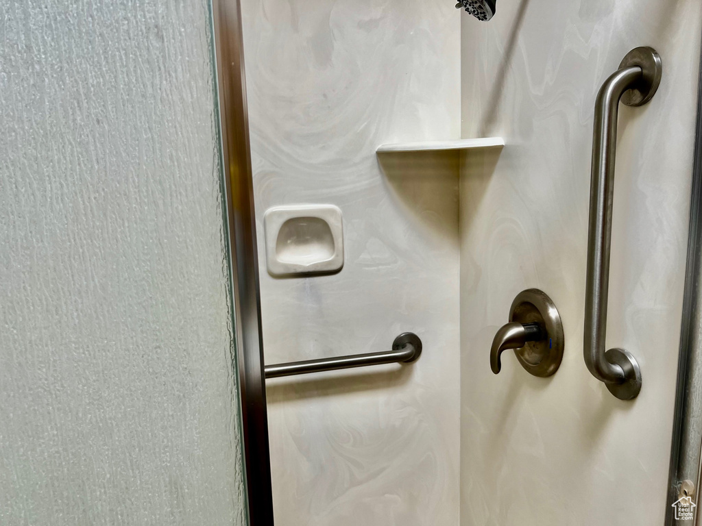 Room details with a shower