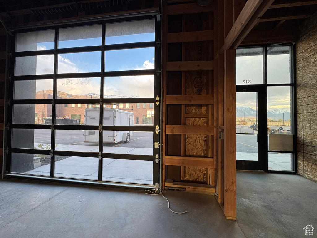 Entryway featuring healthy amount of natural light