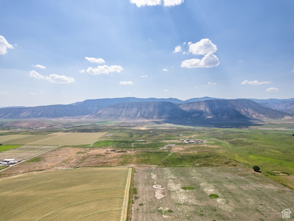 Mountain view with a rural view