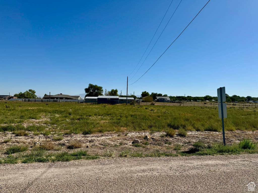 Exterior space with a rural view