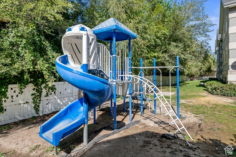 View of jungle gym