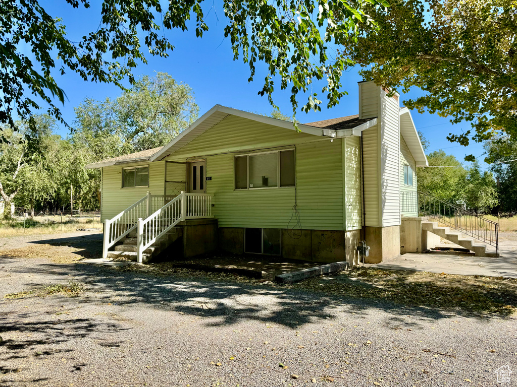 View of front of property