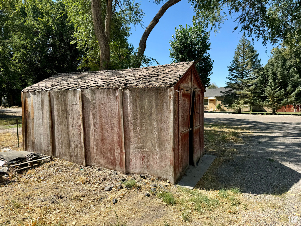 View of outbuilding