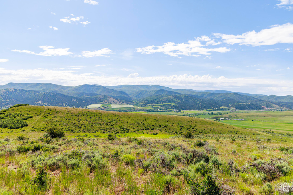 View of mountain feature featuring a rural view