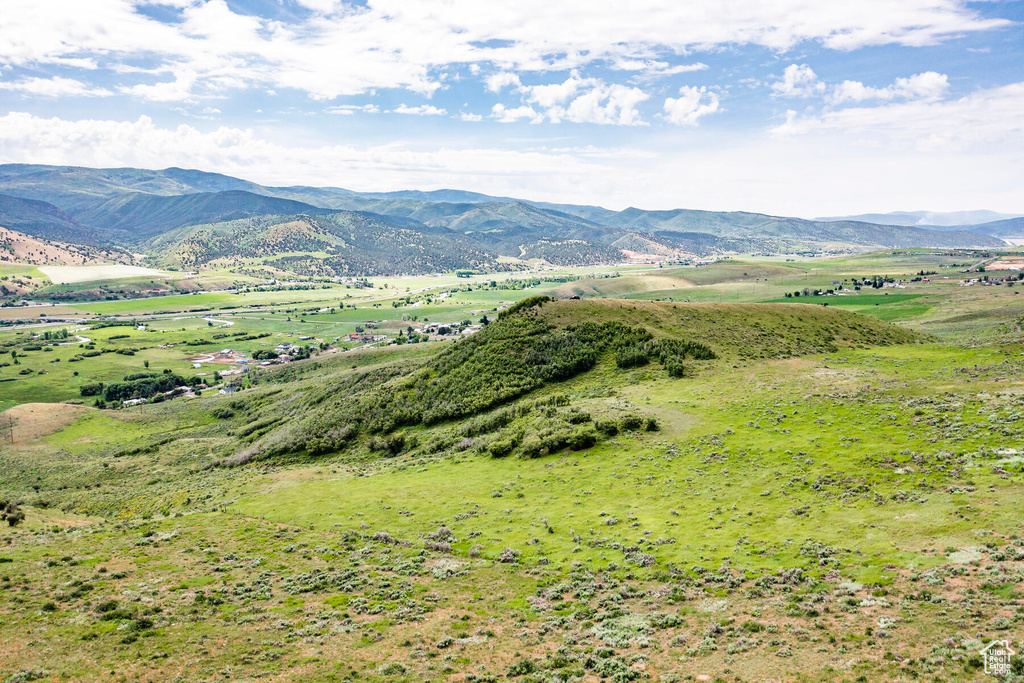 Property view of mountains featuring a rural view