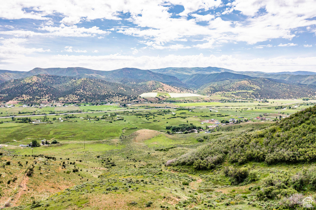 View of mountain feature featuring a rural view