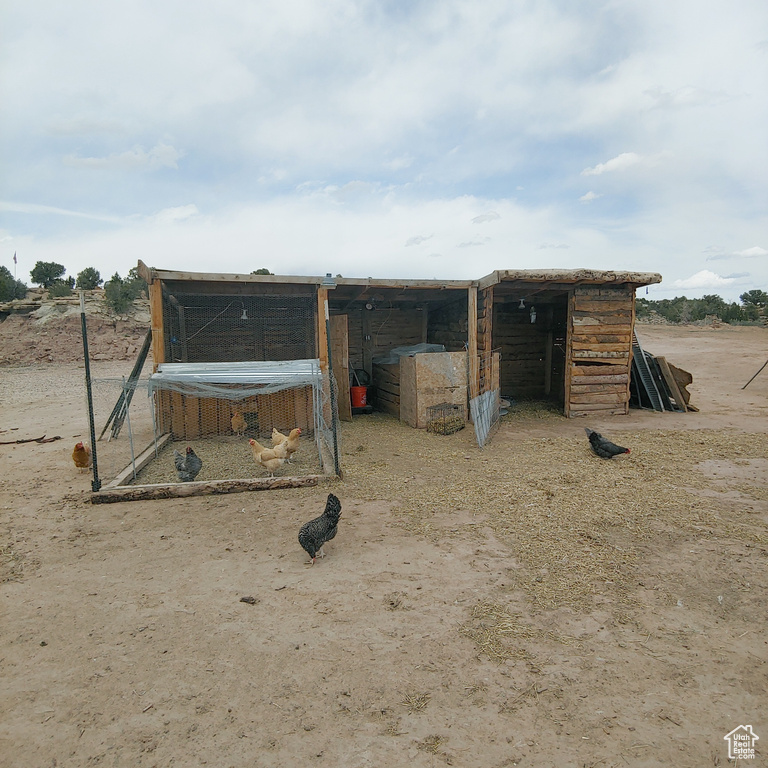 View of outbuilding