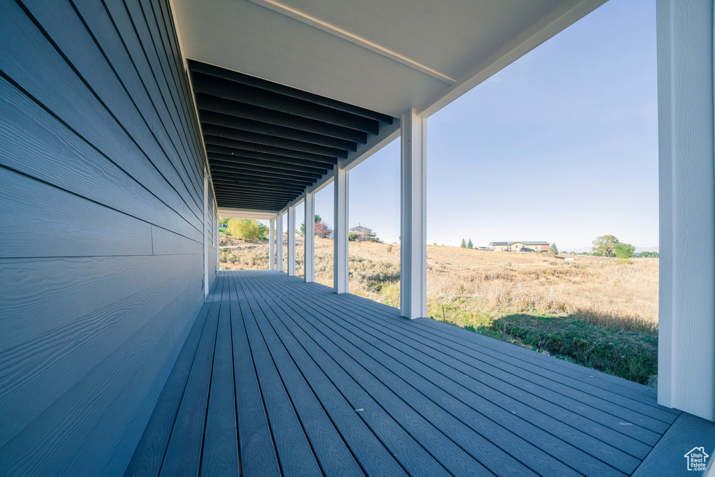 View of deck