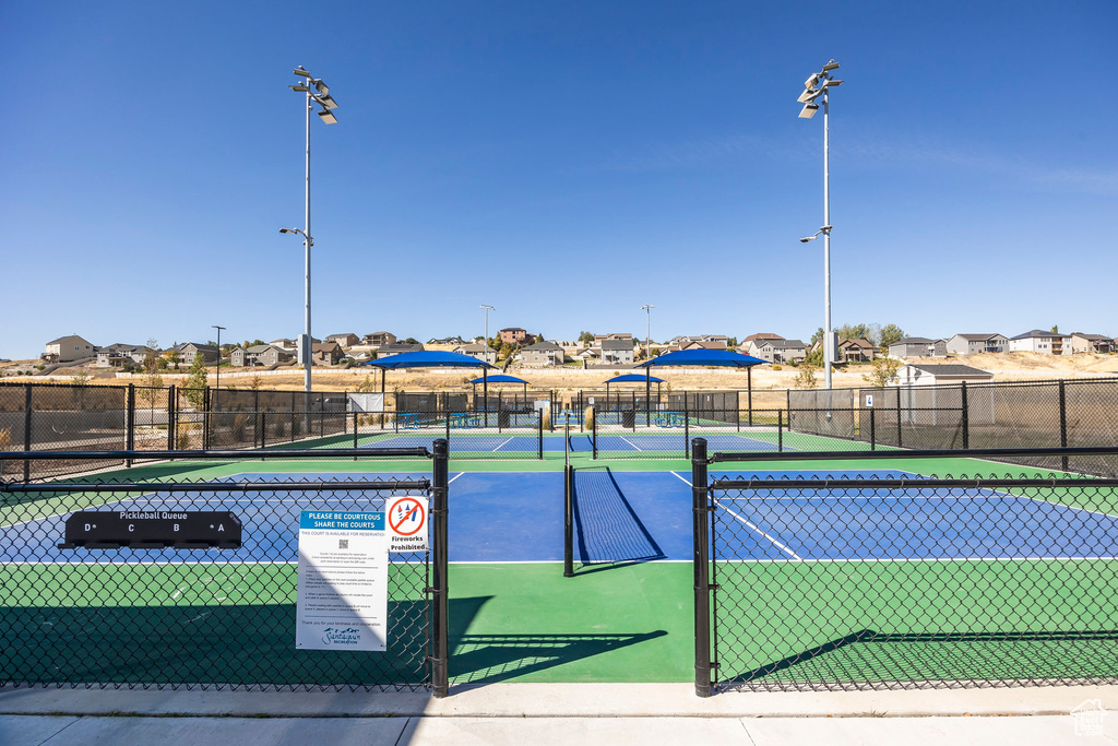 View of sport court