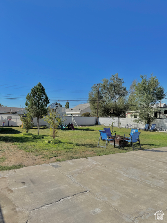 View of patio