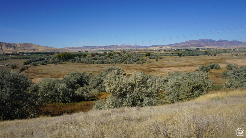 Mountain view with a rural view