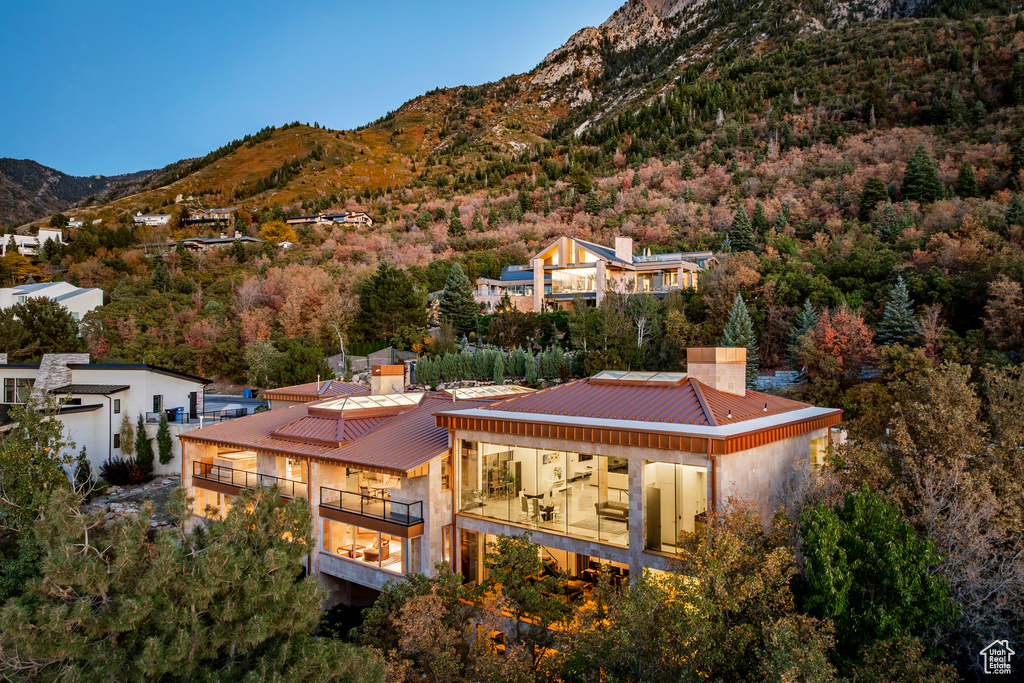 View of mountain backdrop