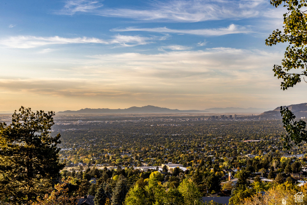 View of mountain background