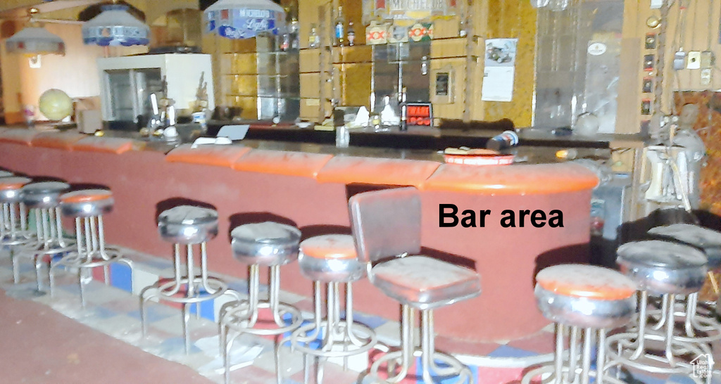 View of bar