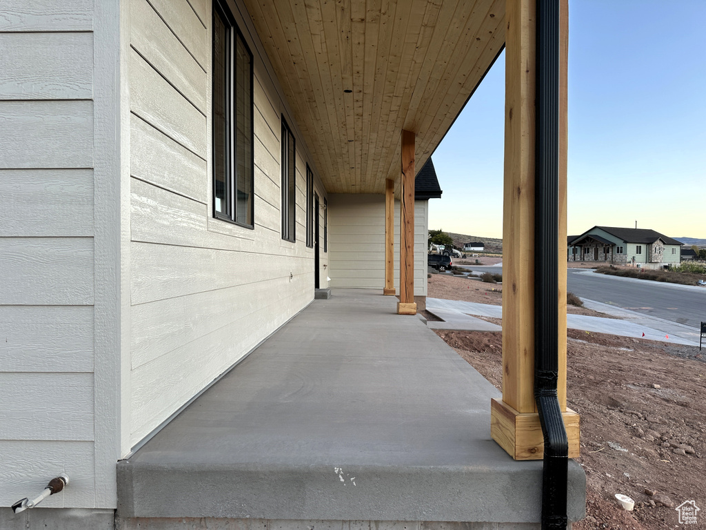 View of patio