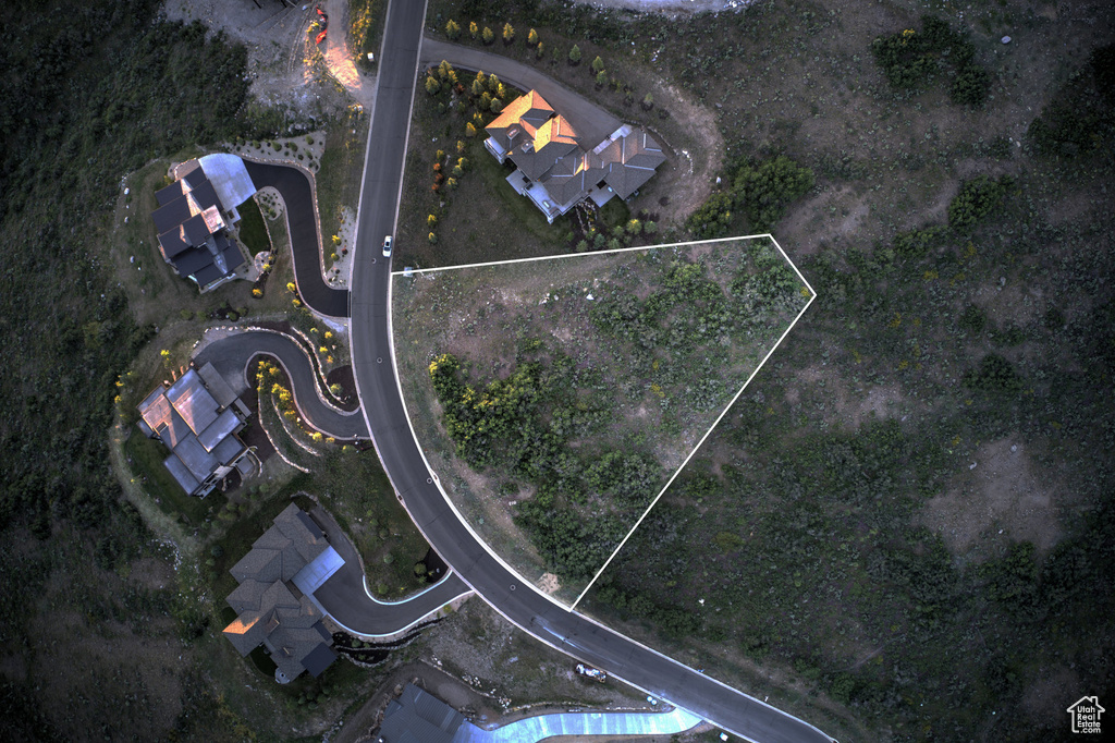 Aerial overview of property's location