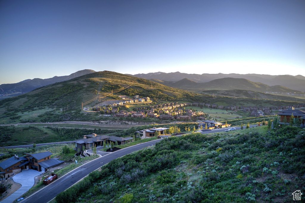 View of mountain background