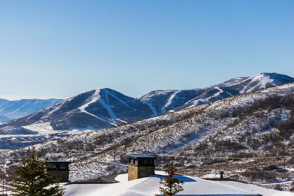View of mountain backdrop