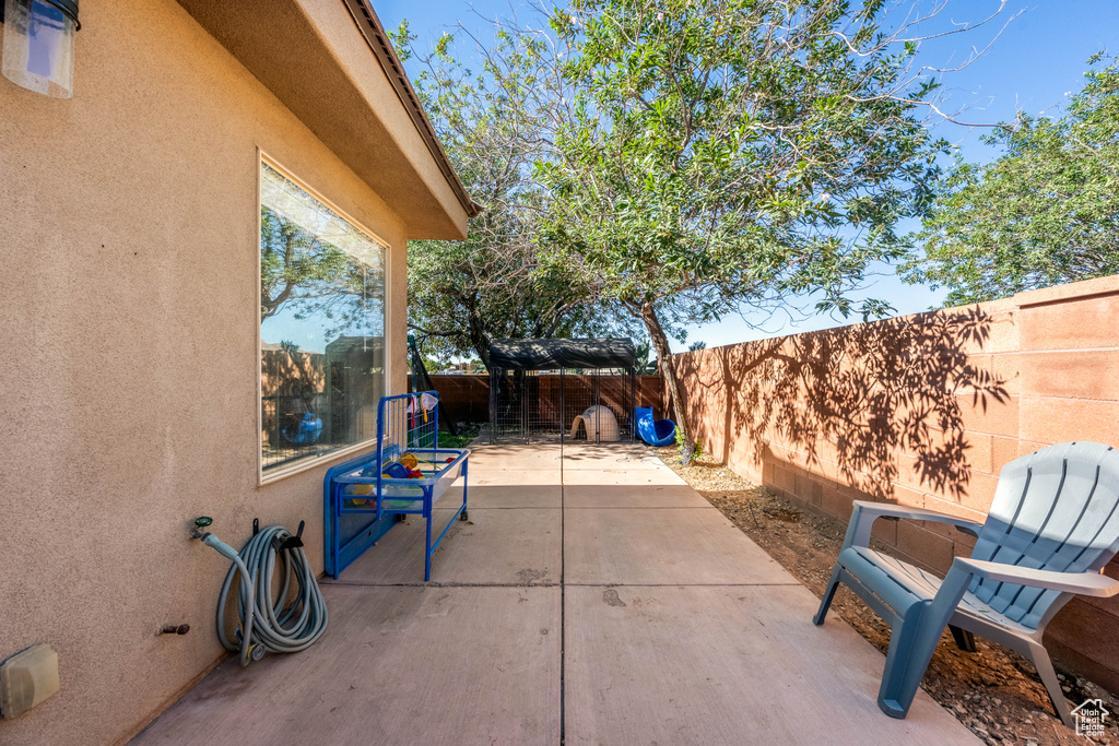 View of patio