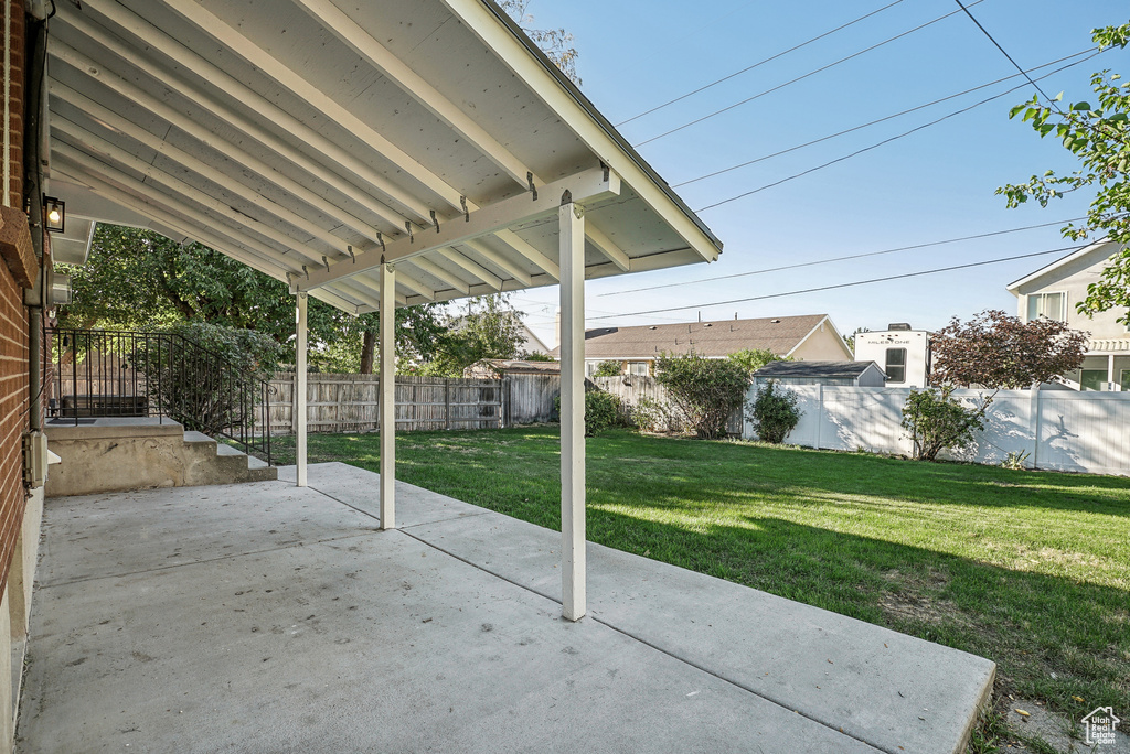 View of patio