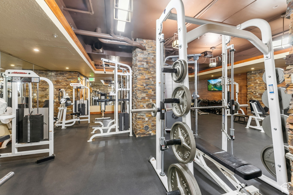 View of exercise room