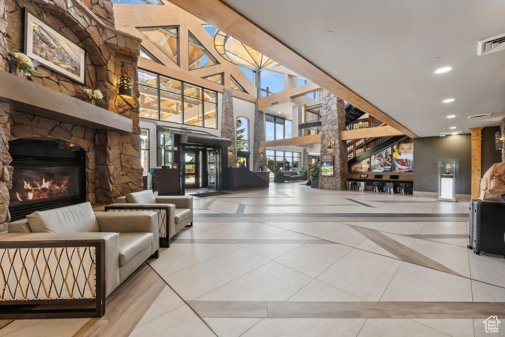 View of building lobby