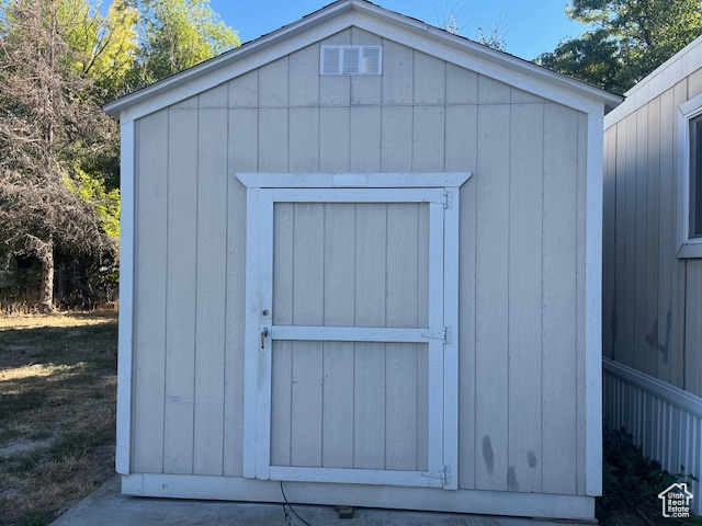 View of outbuilding