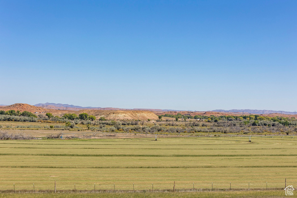 View of mountain feature featuring a rural view