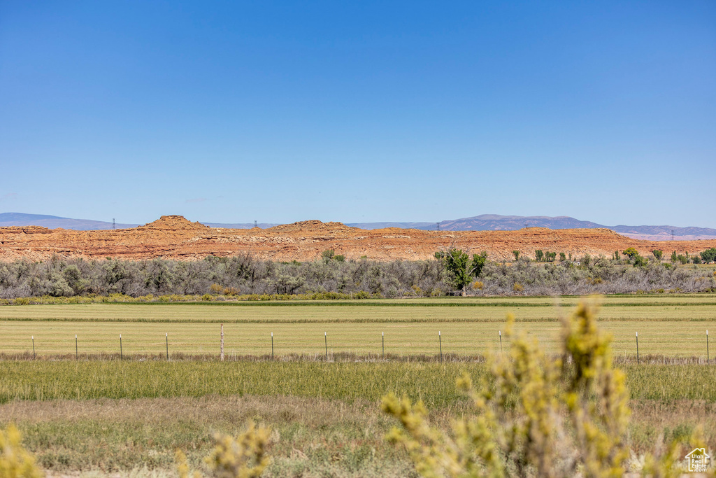 Mountain view with a rural view