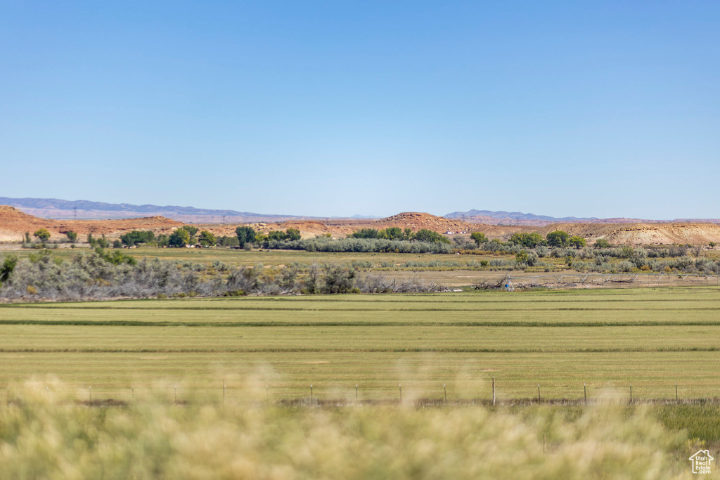 Property view of mountains featuring a rural view