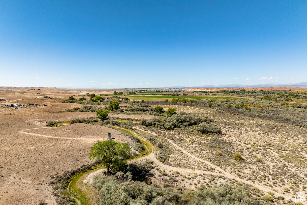 Bird's eye view featuring a rural view