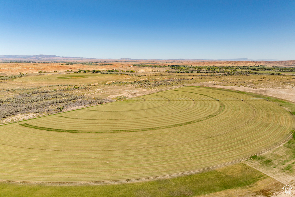 Aerial view featuring a rural view