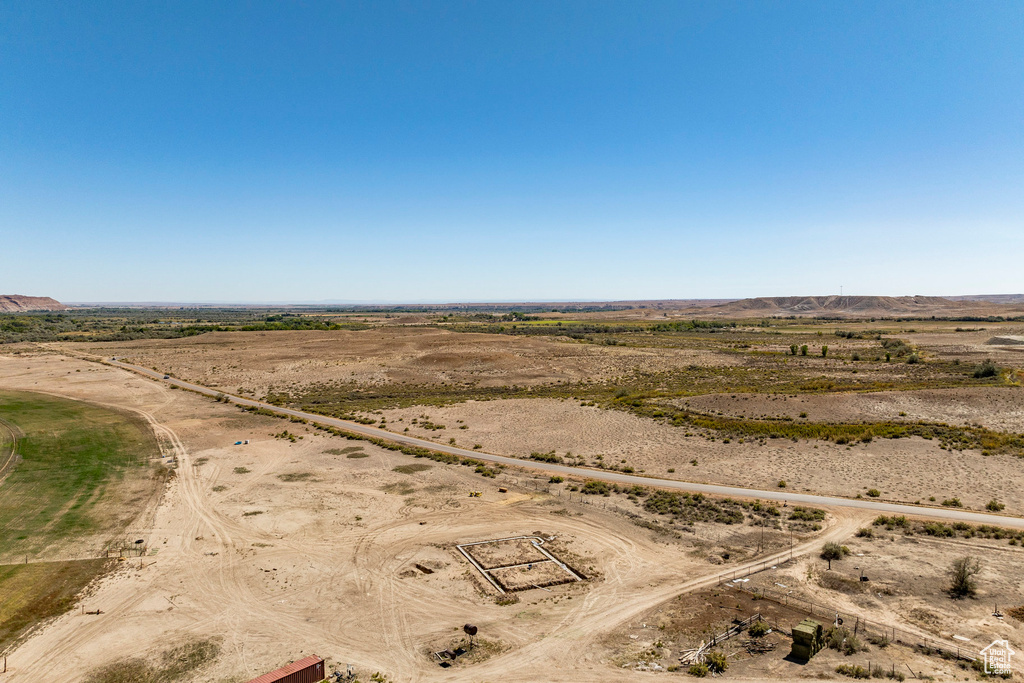 Bird's eye view featuring a rural view