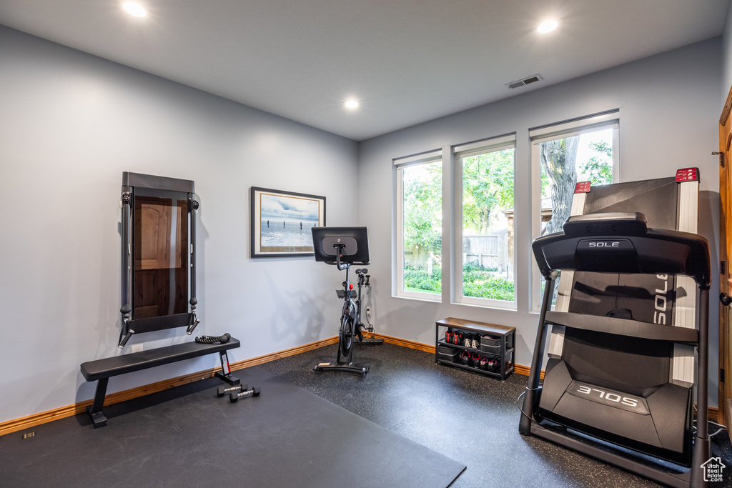 View of workout room