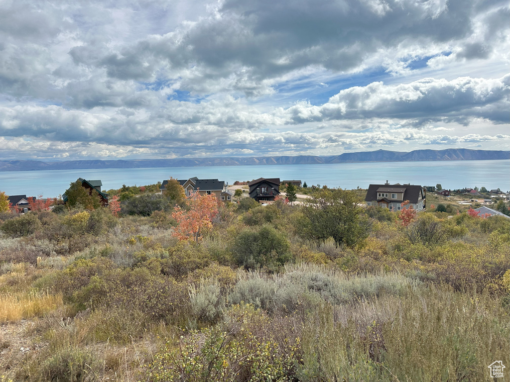 Water view featuring a mountain view