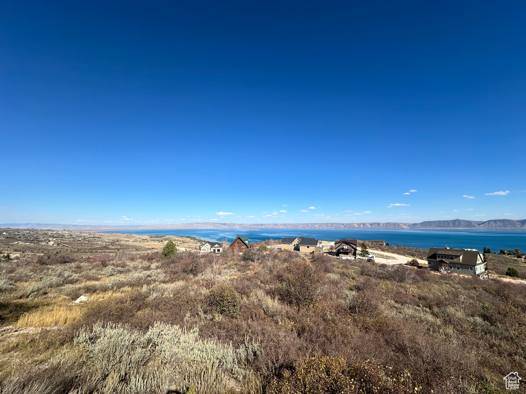 Property view of water featuring a mountain view