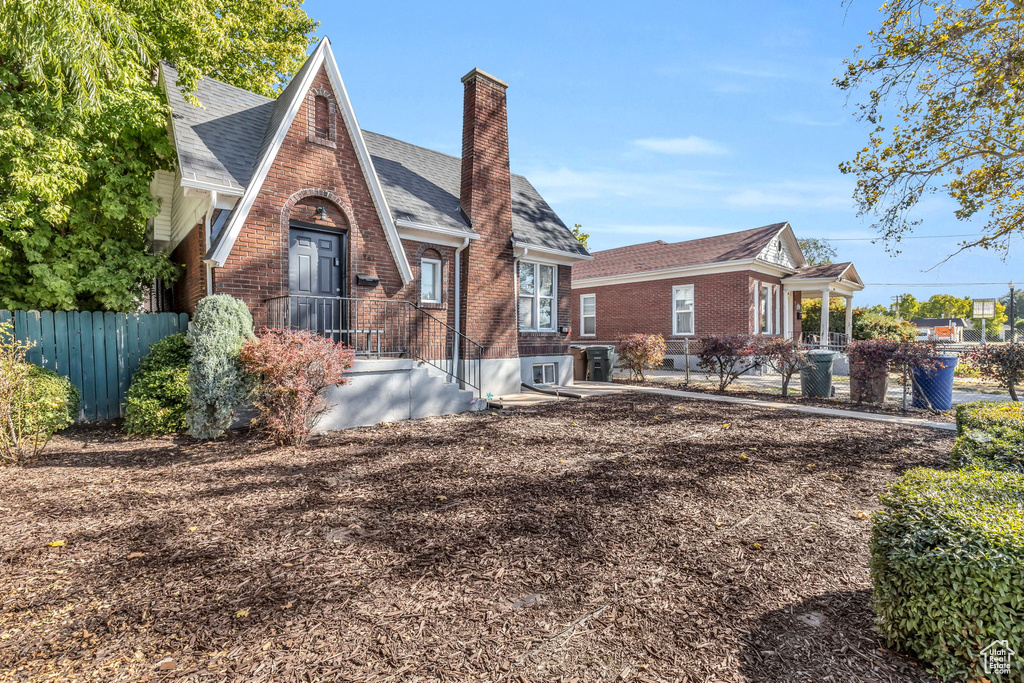 View of back of property