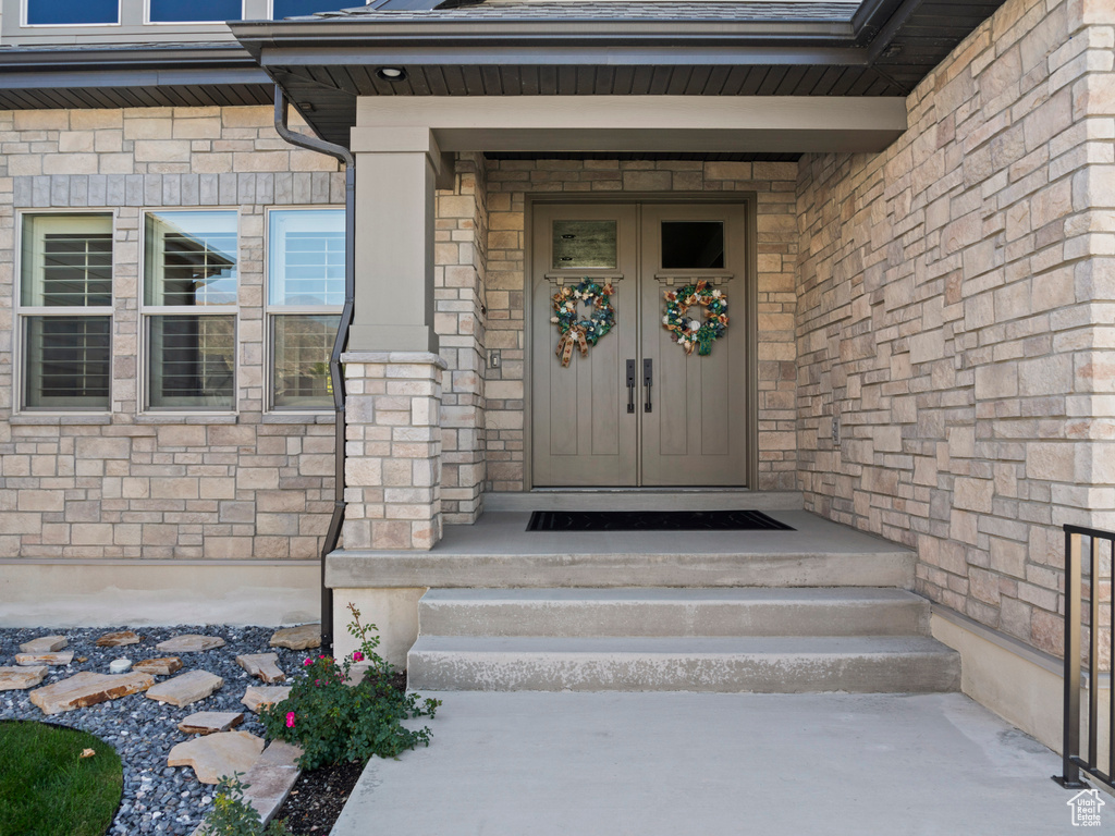 View of entrance to property