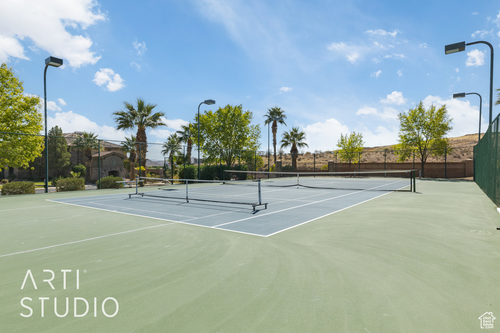 View of sport court