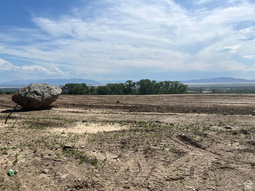 Mountain view with a rural view
