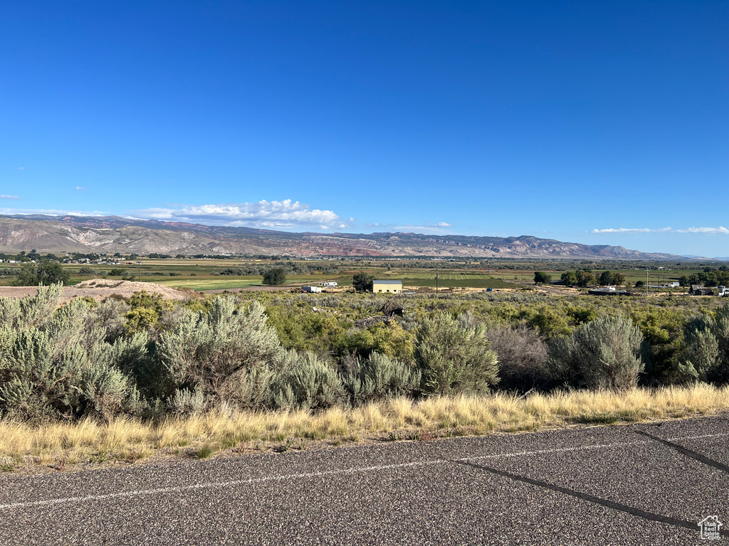 Mountain view with a rural view