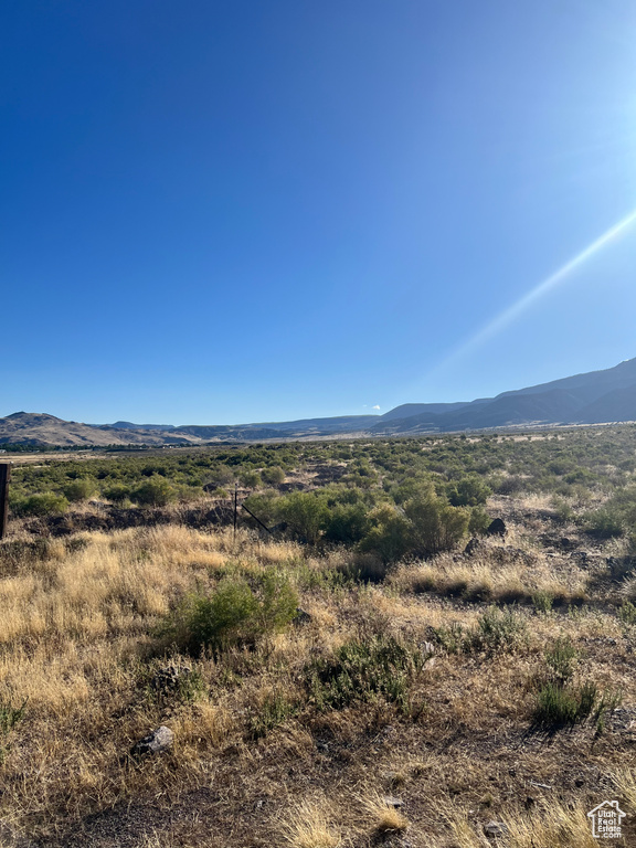 View of mountain feature featuring a rural view