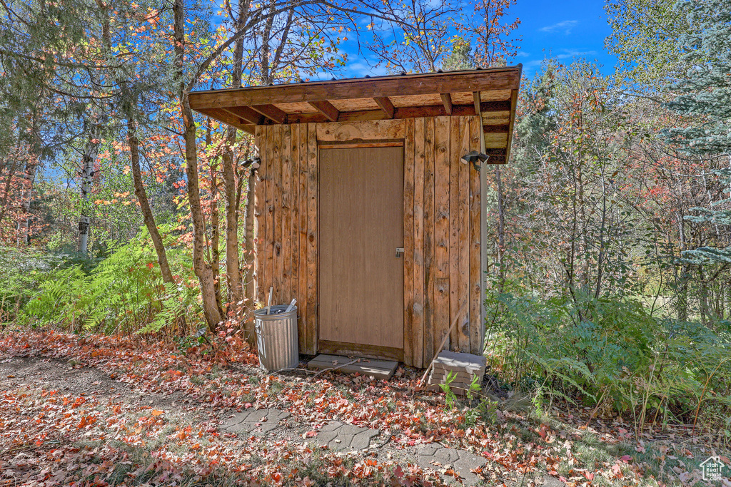 View of outdoor structure