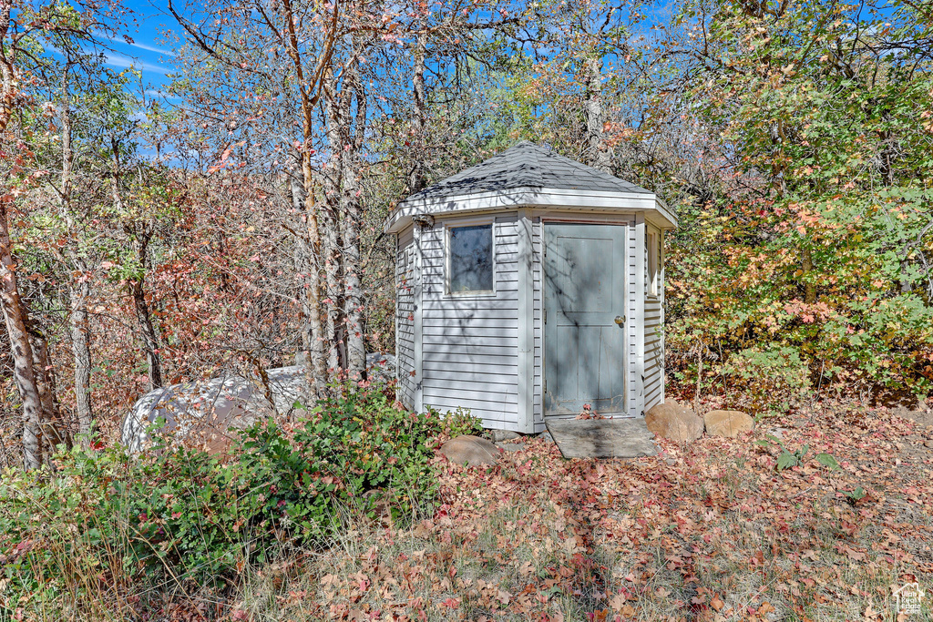 View of outbuilding