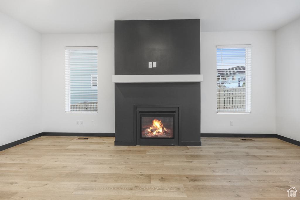 Interior details featuring hardwood / wood-style floors