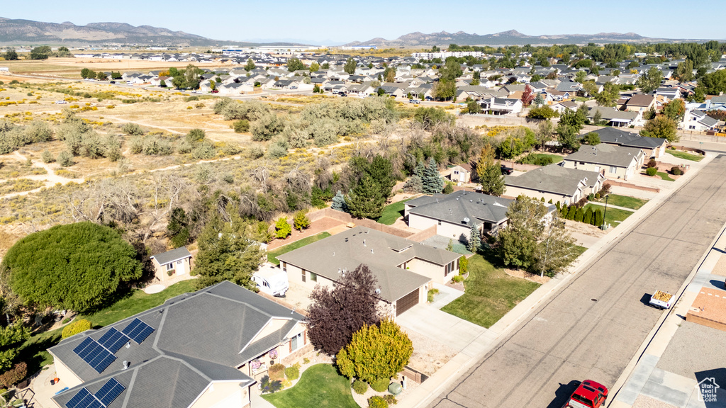 Bird\\\\\\\'s eye view featuring a mountain view