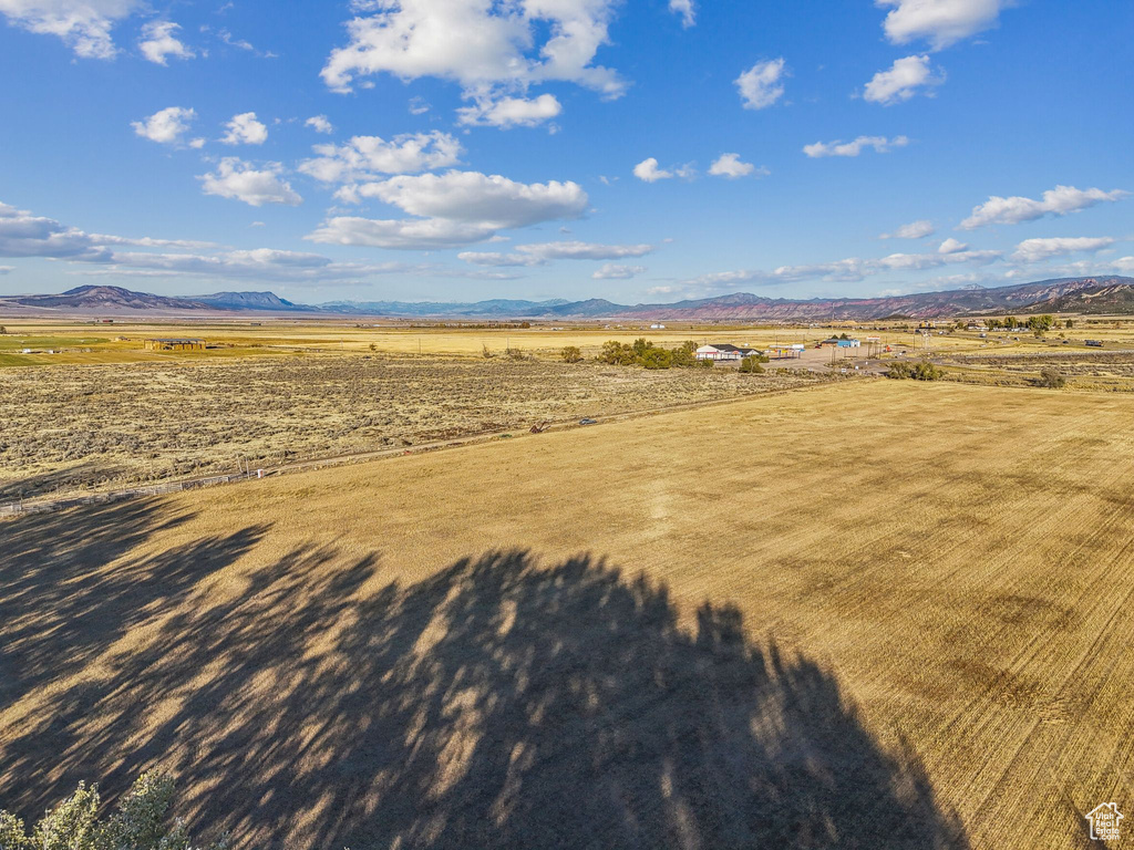 Property view of mountains featuring a rural view