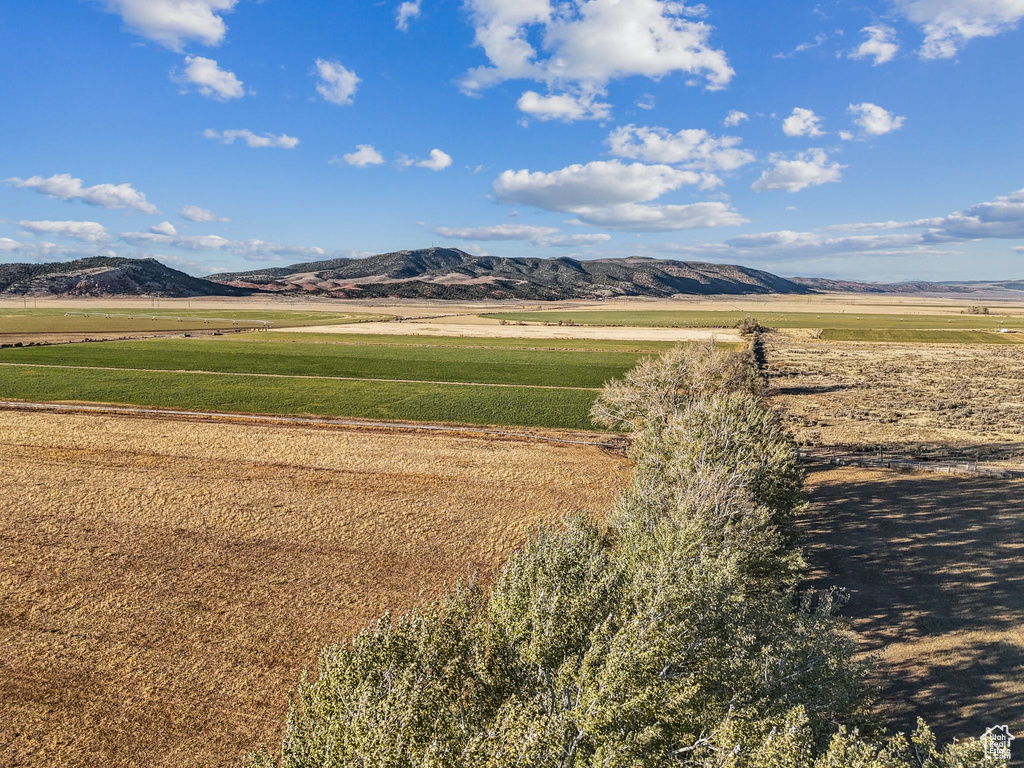 Mountain view with a rural view