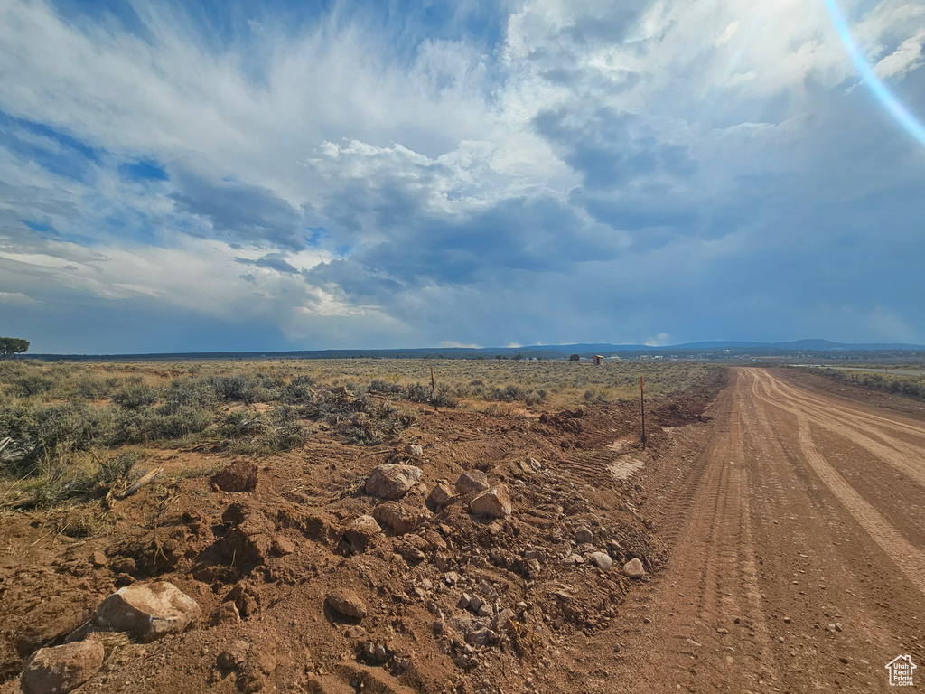 Exterior space featuring a rural view