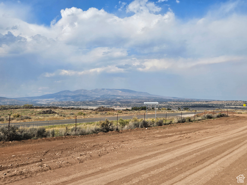 Mountain view with a rural view